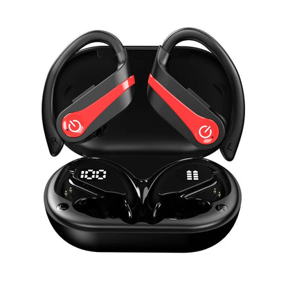 Wireless Bluetooth Earphones with High Battery Capacity, Noise Reduction, and Long Battery Life for Sports Bluetooth Headphones